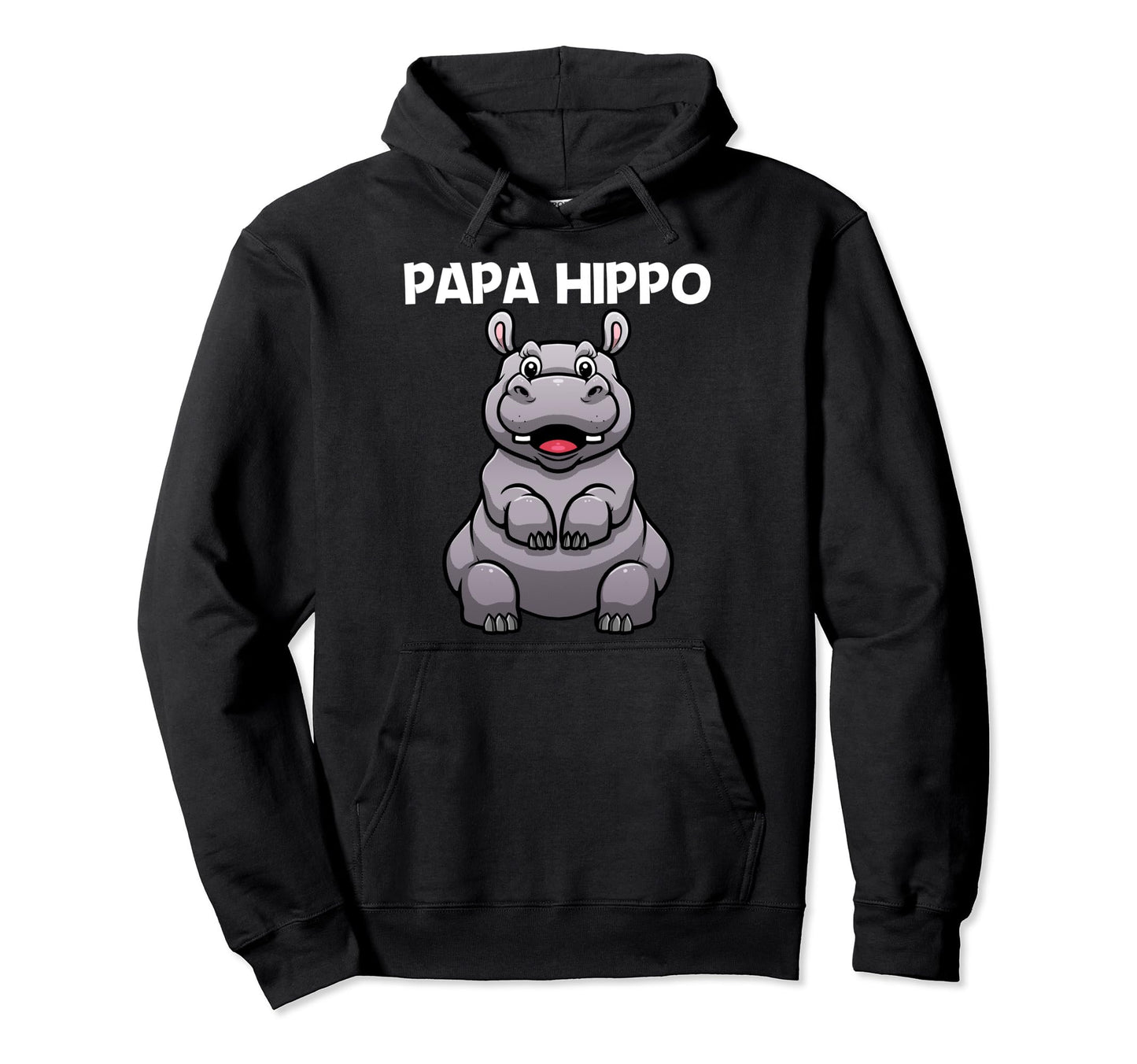 Hippo Dad Hippopotamus Hippo Hoodie - Casual Everyday Wear for Adults - T-Shirt, Sweatshirt, Hoodie