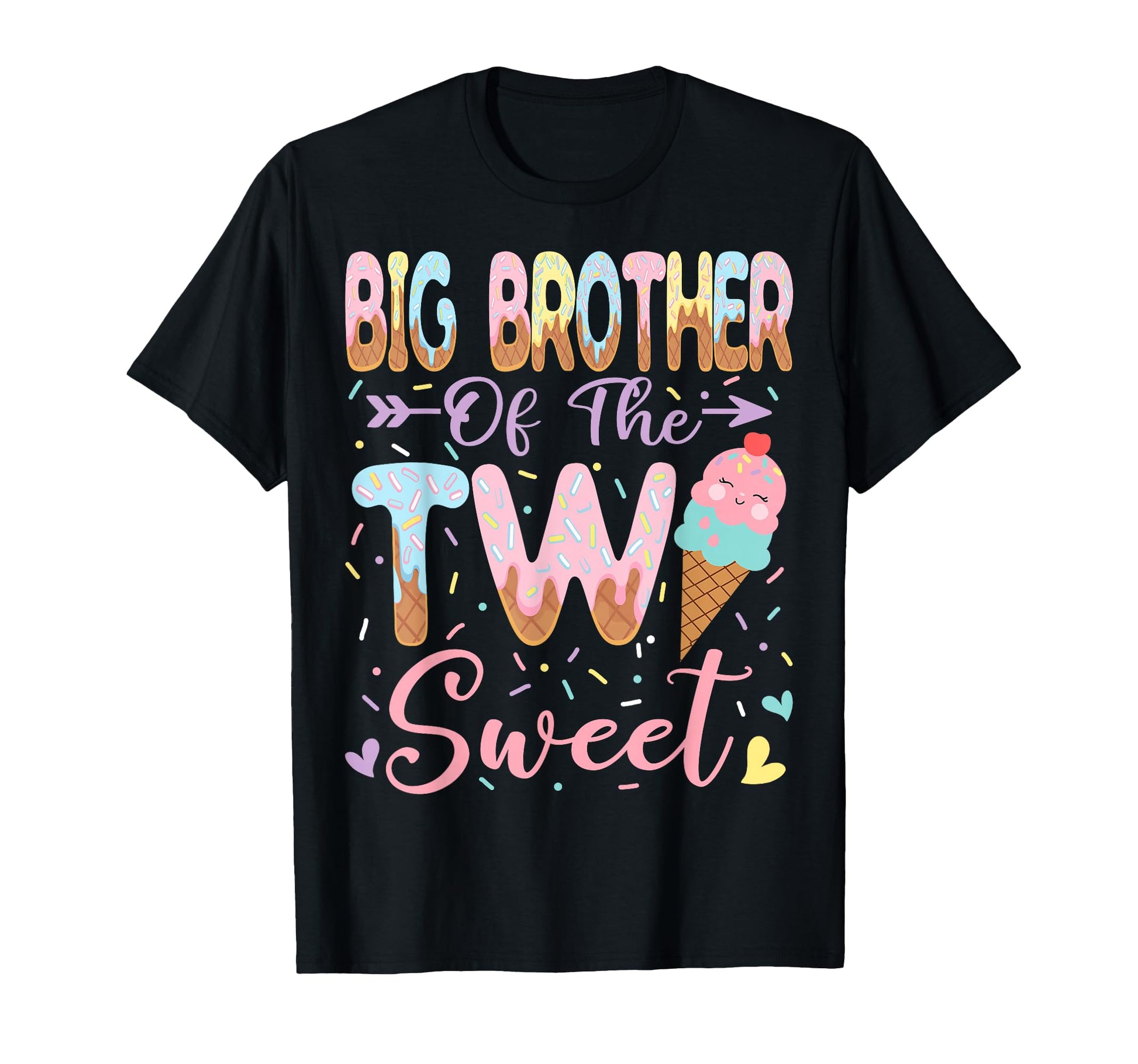 Big Brother Two Sweet 2Nd Birthday Ice T-Shirt - Graphic Print for Adults - T-Shirt, Sweatshirt, Hoodie