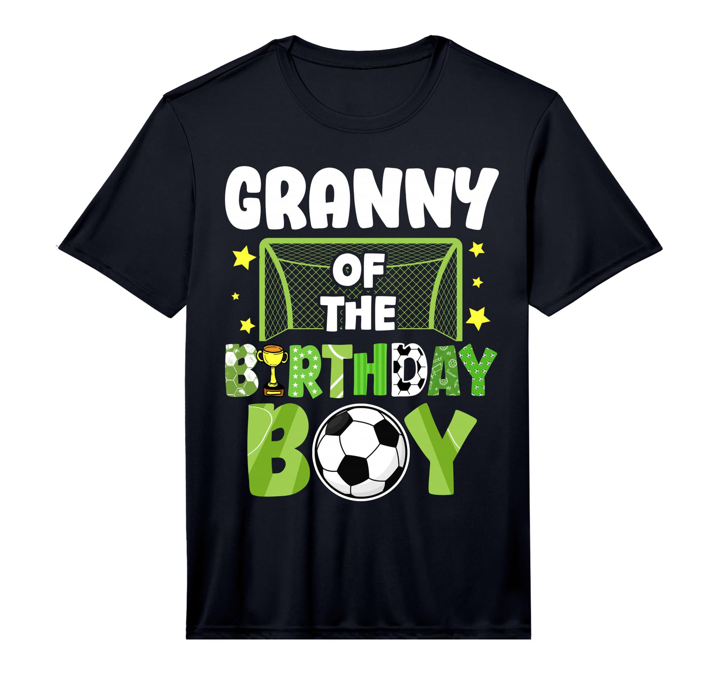 Mens Soccer Granny Birthday Party T-Shirt - Unique Graphic Men Women - T-Shirt, Sweatshirt, Hoodie