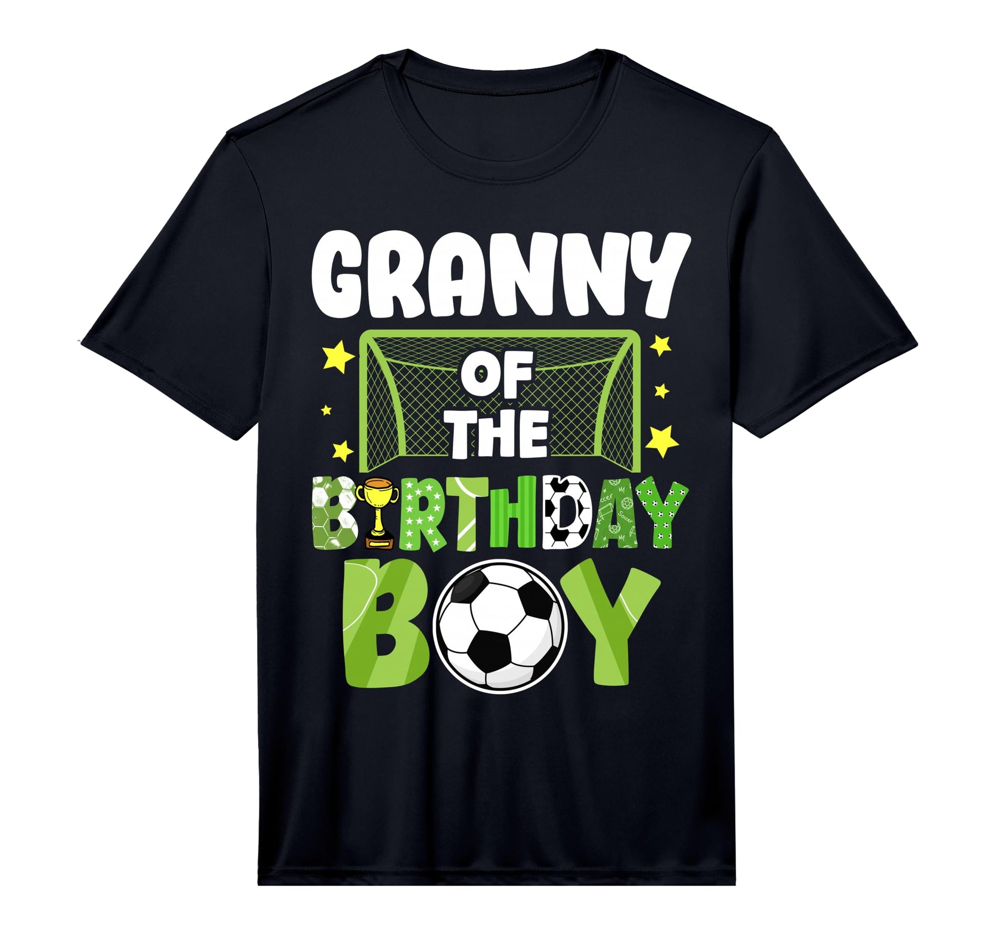 Mens Soccer Granny Birthday Party T-Shirt - Unique Graphic Men Women - T-Shirt, Sweatshirt, Hoodie