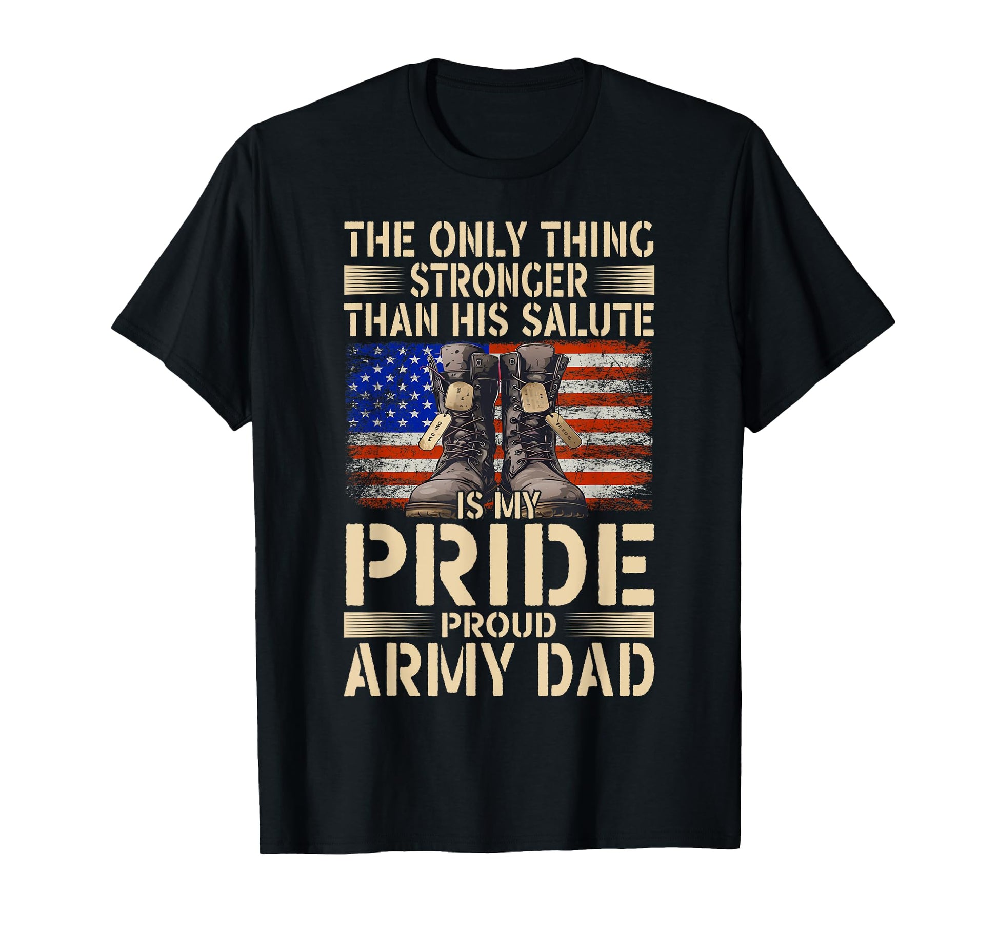 Proud Military Dad American Usa T-Shirt - Aesthetic Graphic for Adults - T-Shirt, Sweatshirt, Hoodie