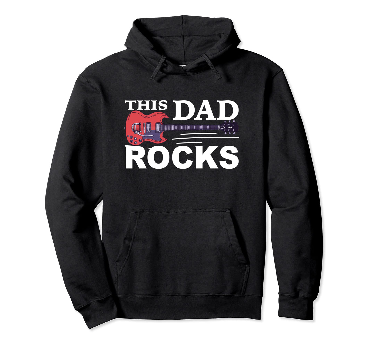 This Dad Rocks Guitar Old Rockers Hoodie - Aesthetic Graphic Unisex - T-Shirt, Sweatshirt, Hoodie
