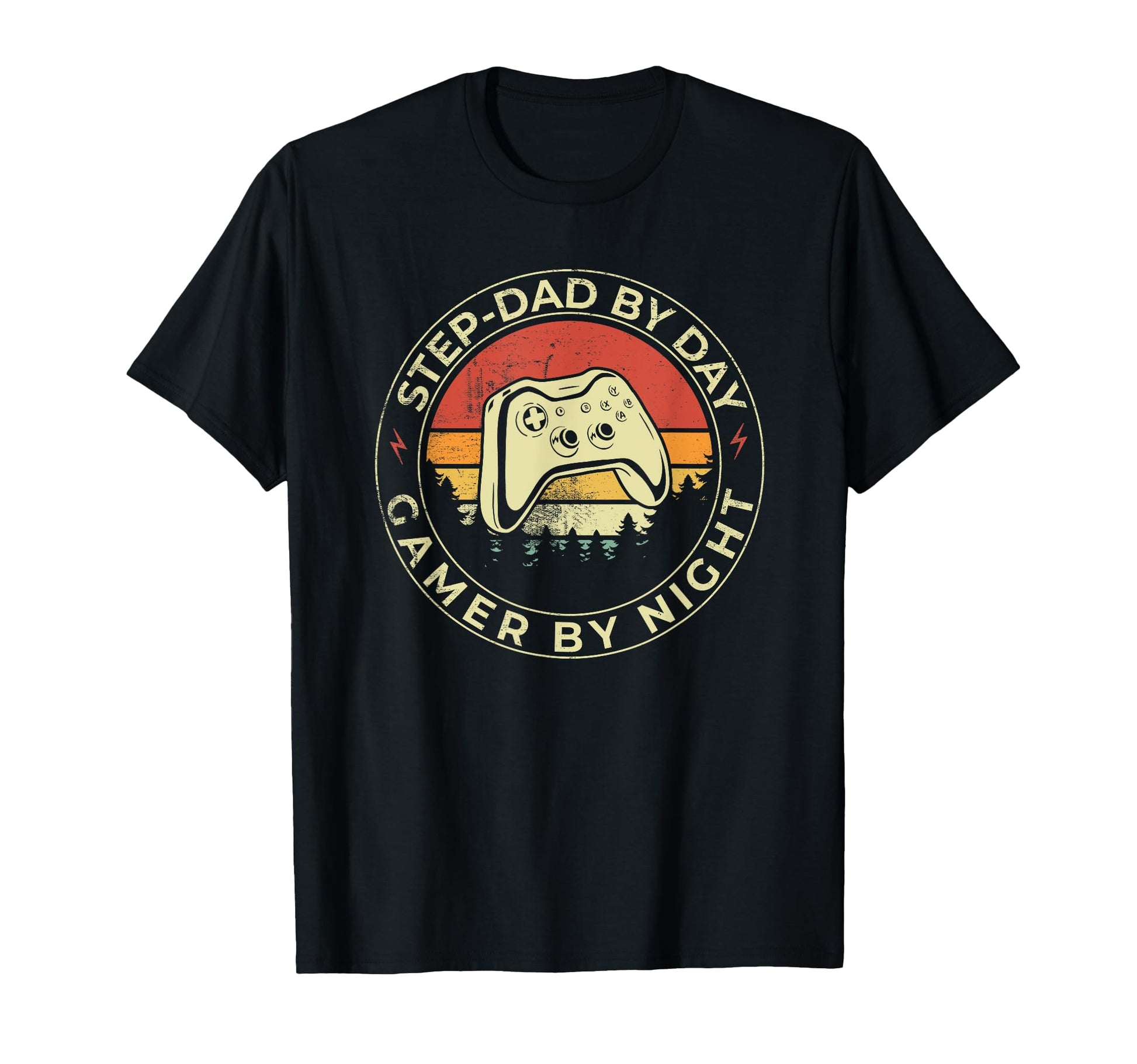 Step Dad Day Gamer Night Gaming Dad T-Shirt - Unique Graphic for Adults - T-Shirt, Sweatshirt, Hoodie