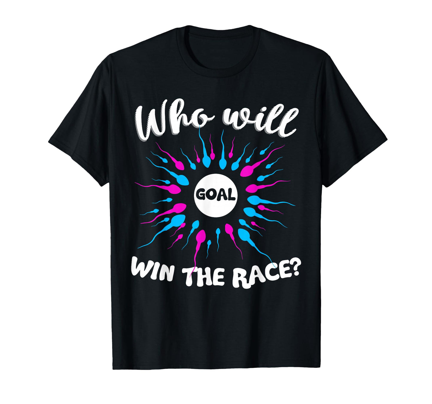 Gender Reveal Funny Who Will Win Race T-Shirt - Aesthetic Graphic Unisex - T-Shirt, Sweatshirt, Hoodie