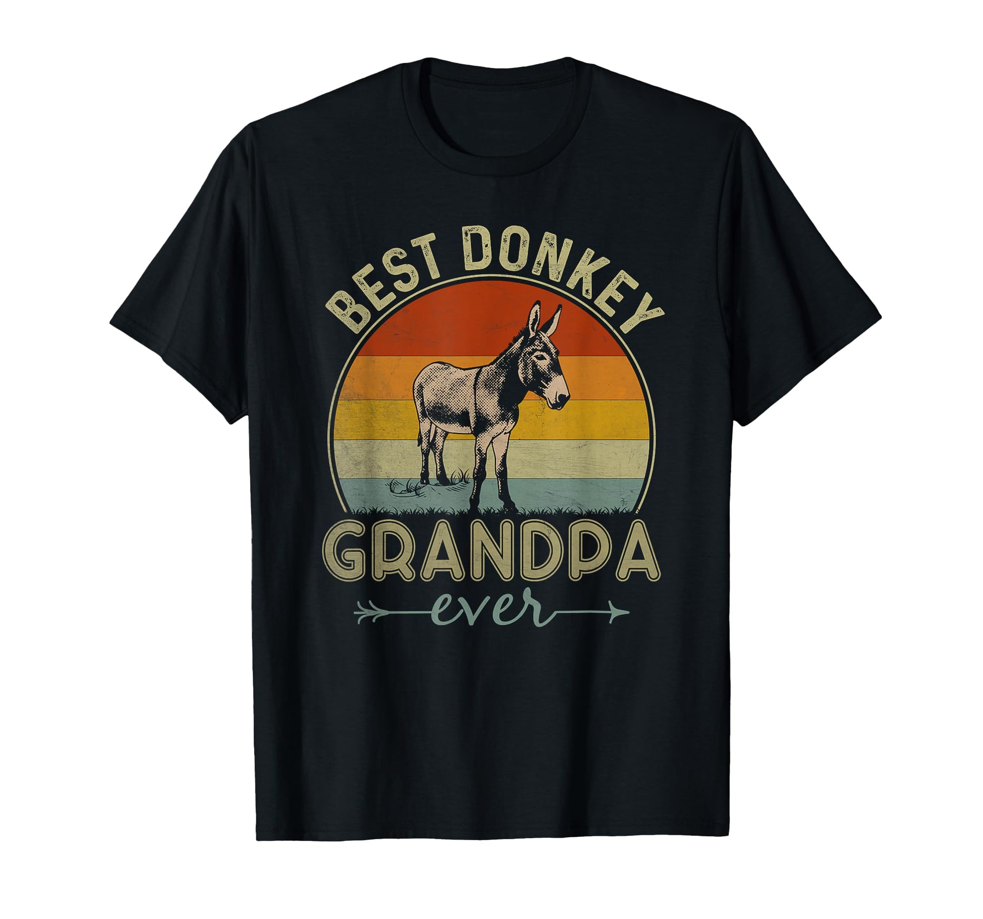 Best Donkey Grandpa Ever Donkey T-Shirt - Novelty Apparel for Adults - T-Shirt, Sweatshirt, Hoodie