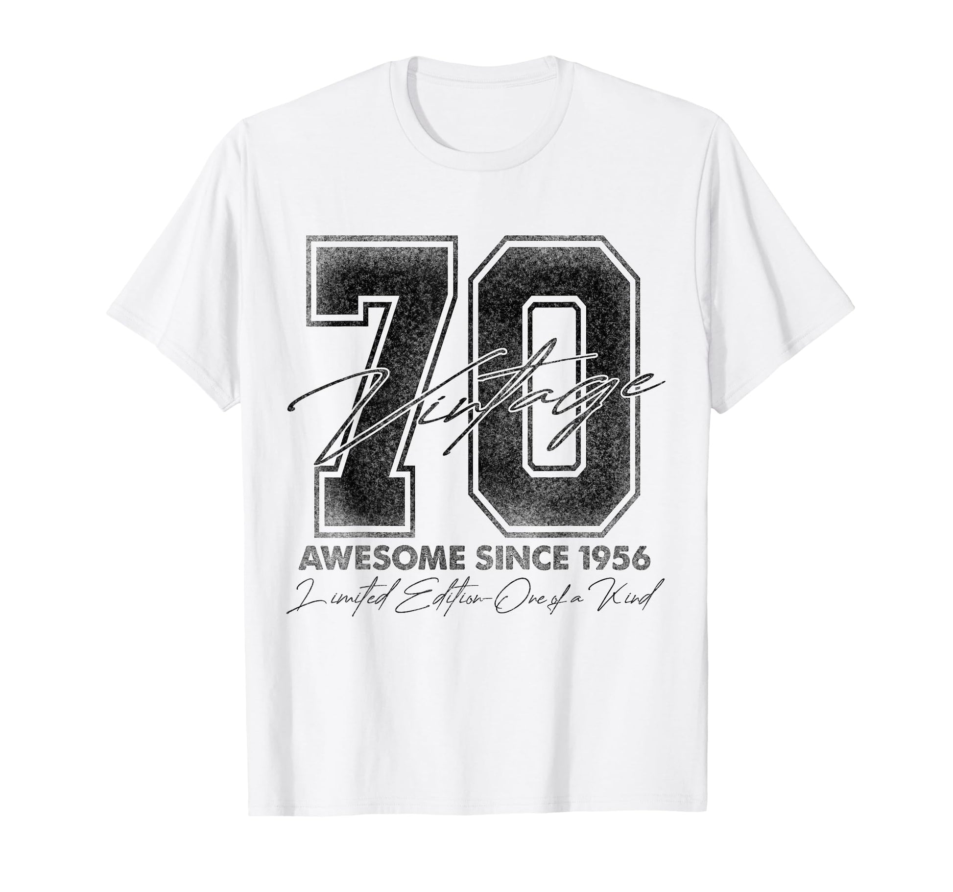 70 Year Old Gifts 1956 70Th Birthday T-Shirt - Graphic Print Men Women - T-Shirt, Sweatshirt, Hoodie