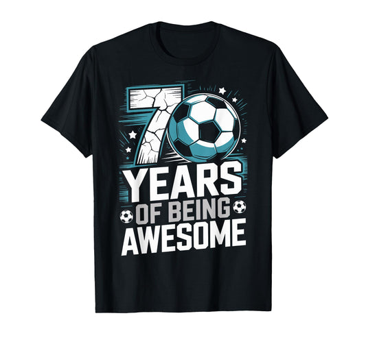 7 Years Being Awesome 7Th Birthday T-Shirt - Fun Novelty Design for Adults - T-Shirt, Sweatshirt, Hoodie