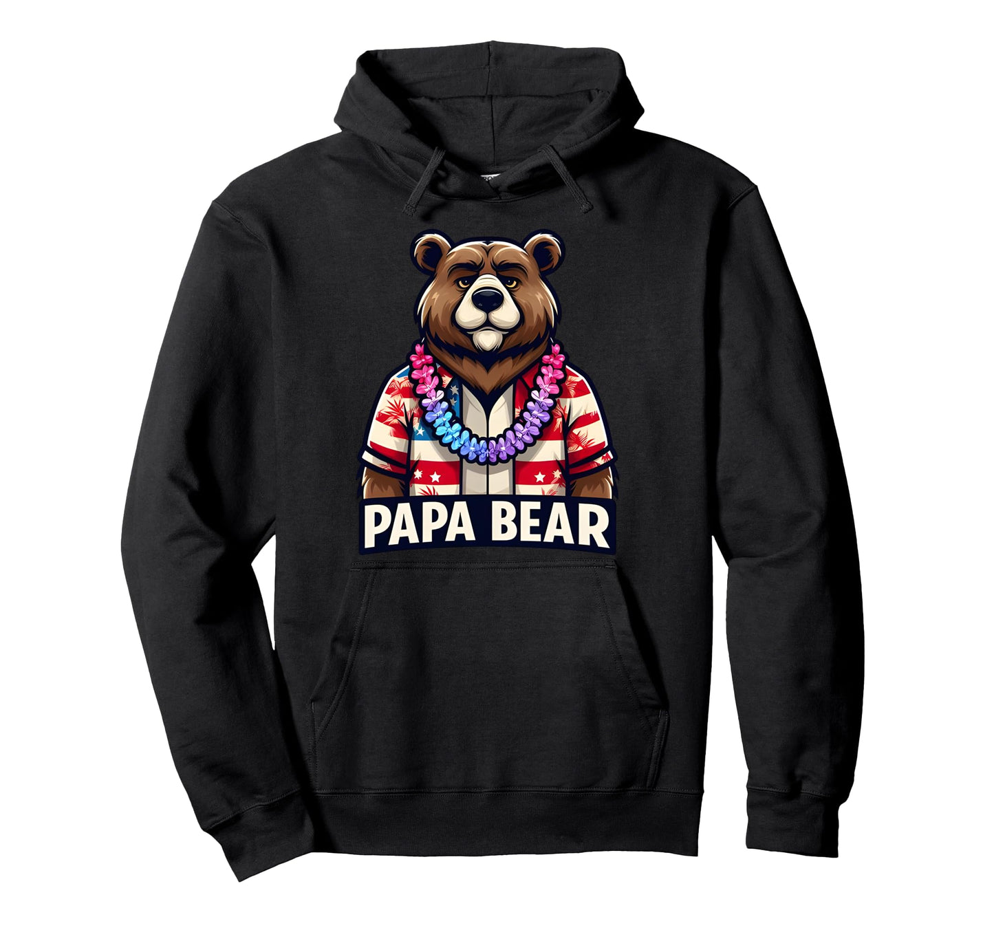 Papa Bear Gifts Funny Birthday Fun Hoodie - Aesthetic Graphic Men Women - T-Shirt, Sweatshirt, Hoodie