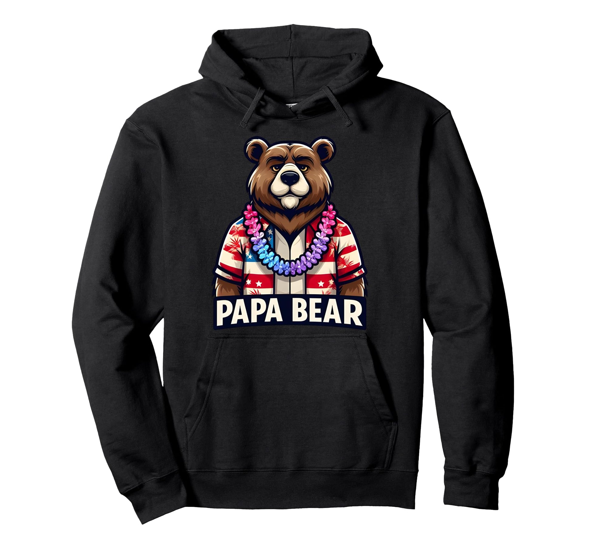 Papa Bear Gifts Funny Birthday Fun Hoodie - Aesthetic Graphic Men Women - T-Shirt, Sweatshirt, Hoodie