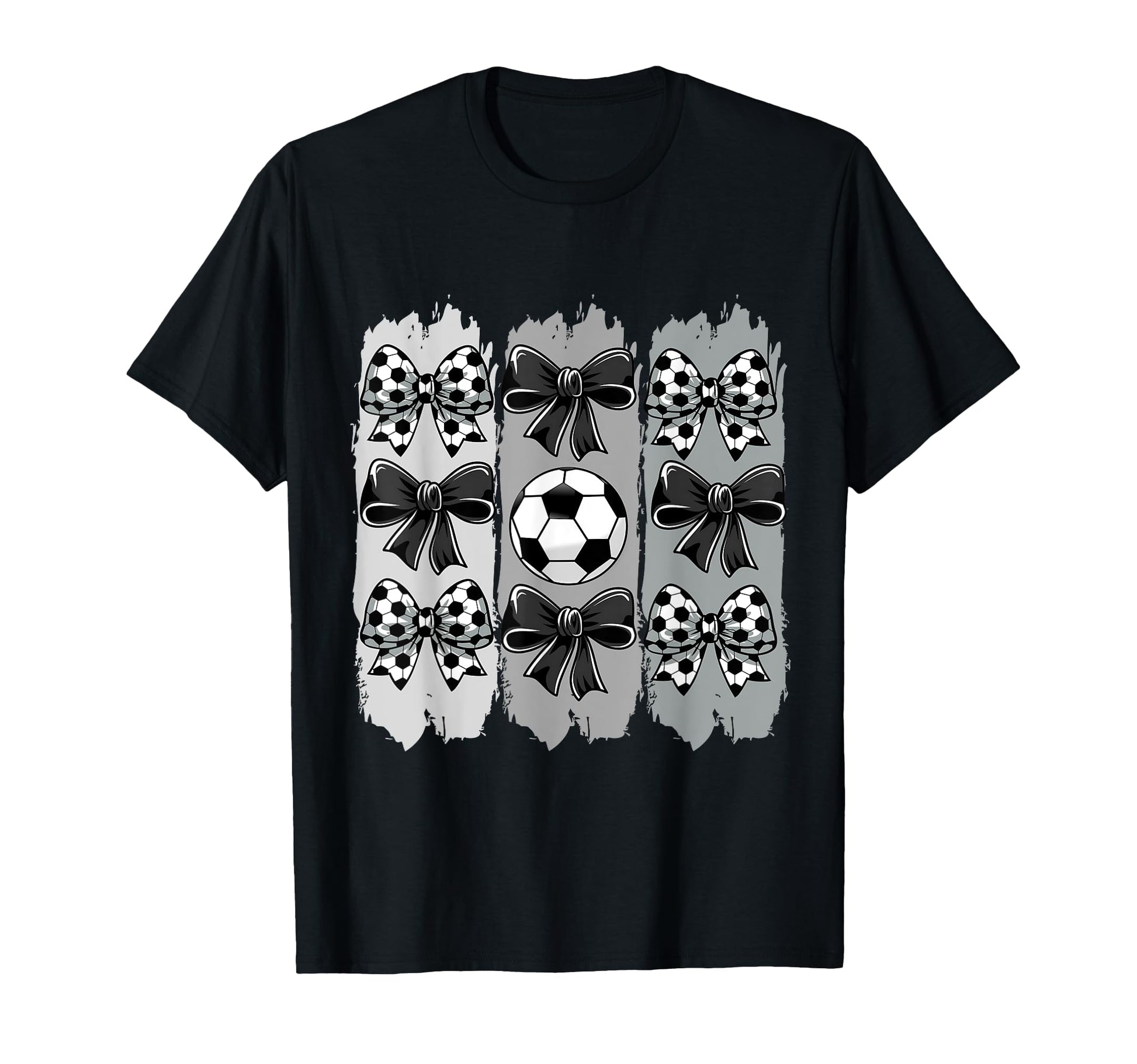 Soccer Coquette Bow Soccer Ball T-Shirt - Casual Everyday Wear Unisex - T-Shirt, Sweatshirt, Hoodie