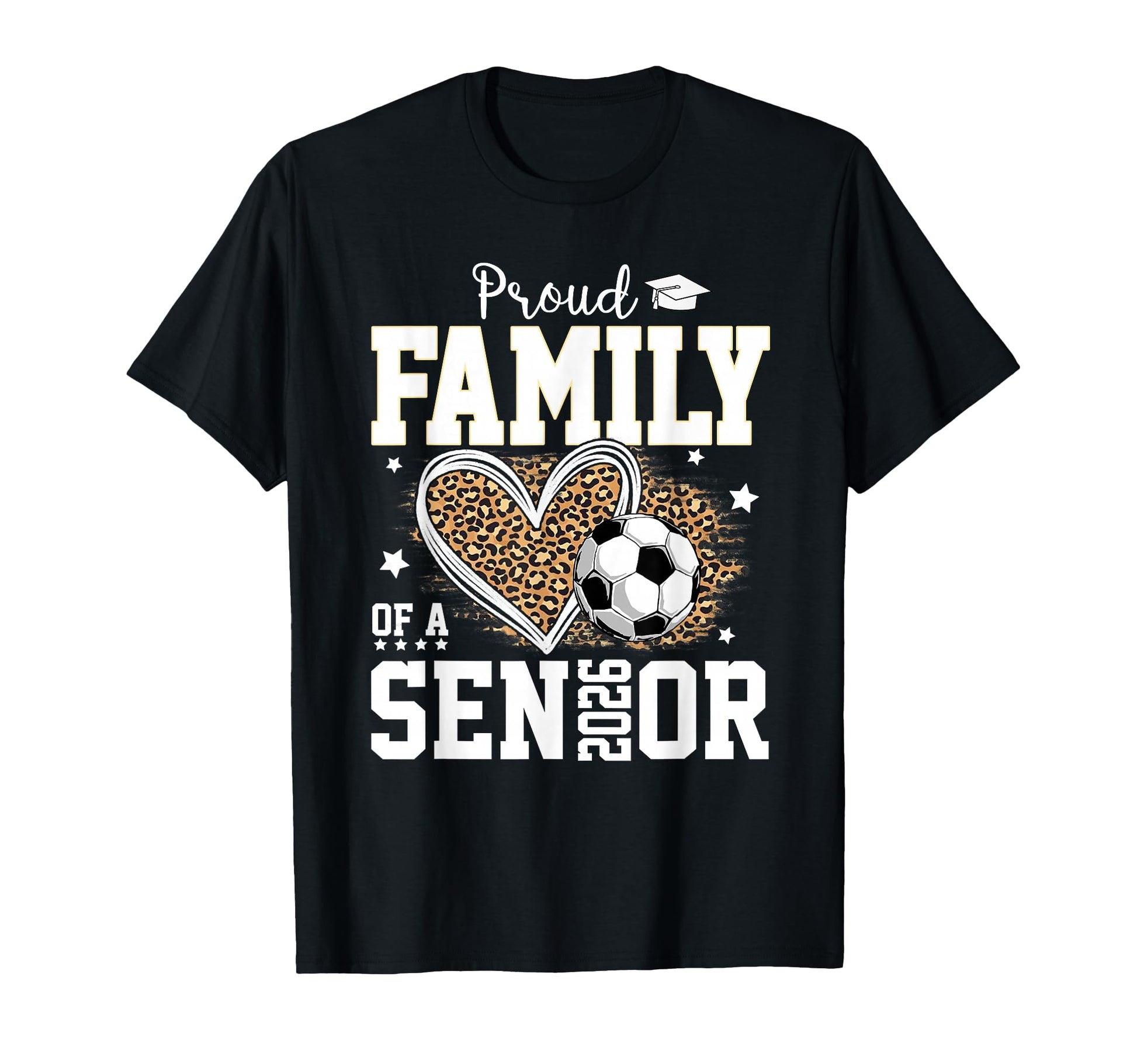 Proud Family Senior 2026 Leopard T-Shirt - Fun Novelty Design for Adults - T-Shirt, Sweatshirt, Hoodie