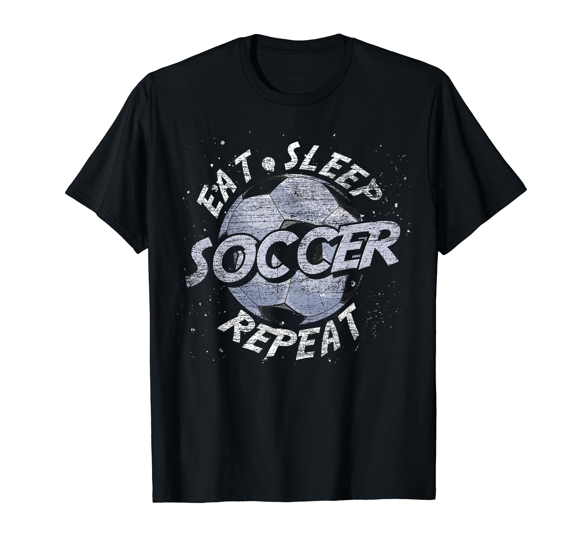 Funny Soccer Player Eat Sleep T-Shirt - Casual Everyday Wear for Adults - T-Shirt, Sweatshirt, Hoodie
