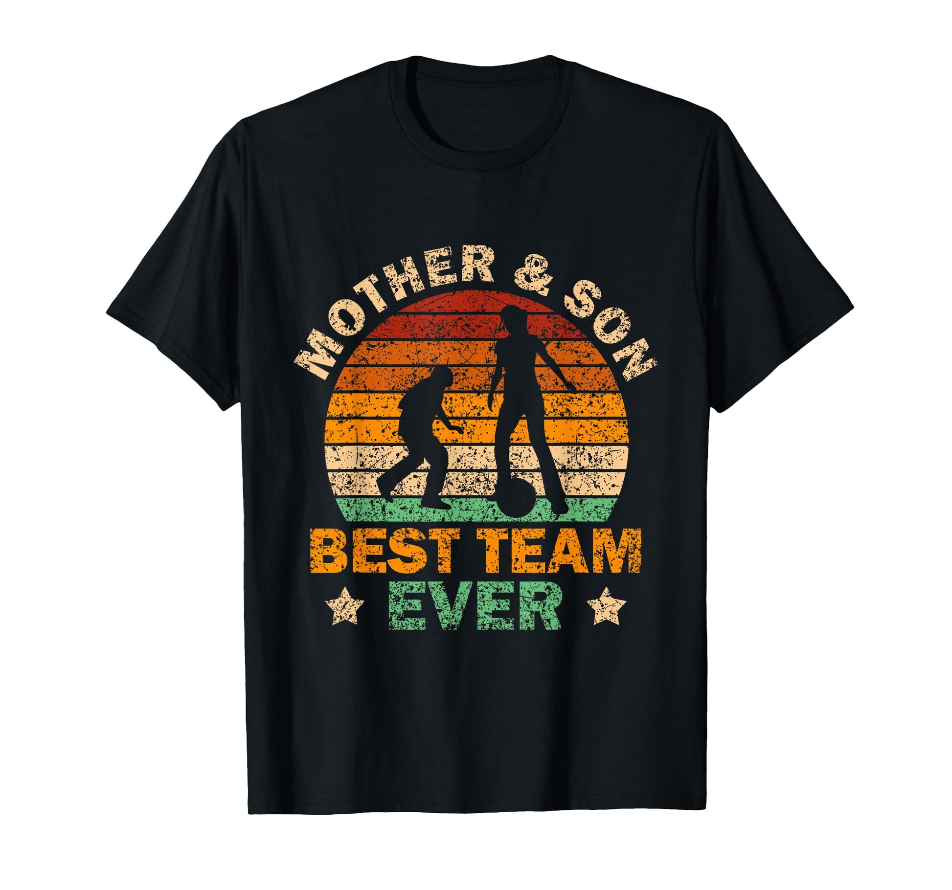 Mother Son Best Team Ever Sons T-Shirt - Custom Art Print for Adults - T-Shirt, Sweatshirt, Hoodie