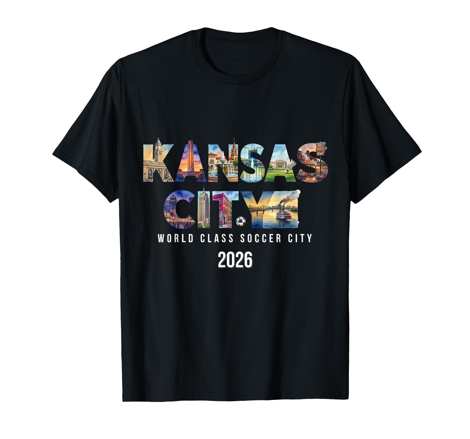 Kansas City Family Soccer Art T-Shirt - Aesthetic Graphic Men Women - T-Shirt, Sweatshirt, Hoodie