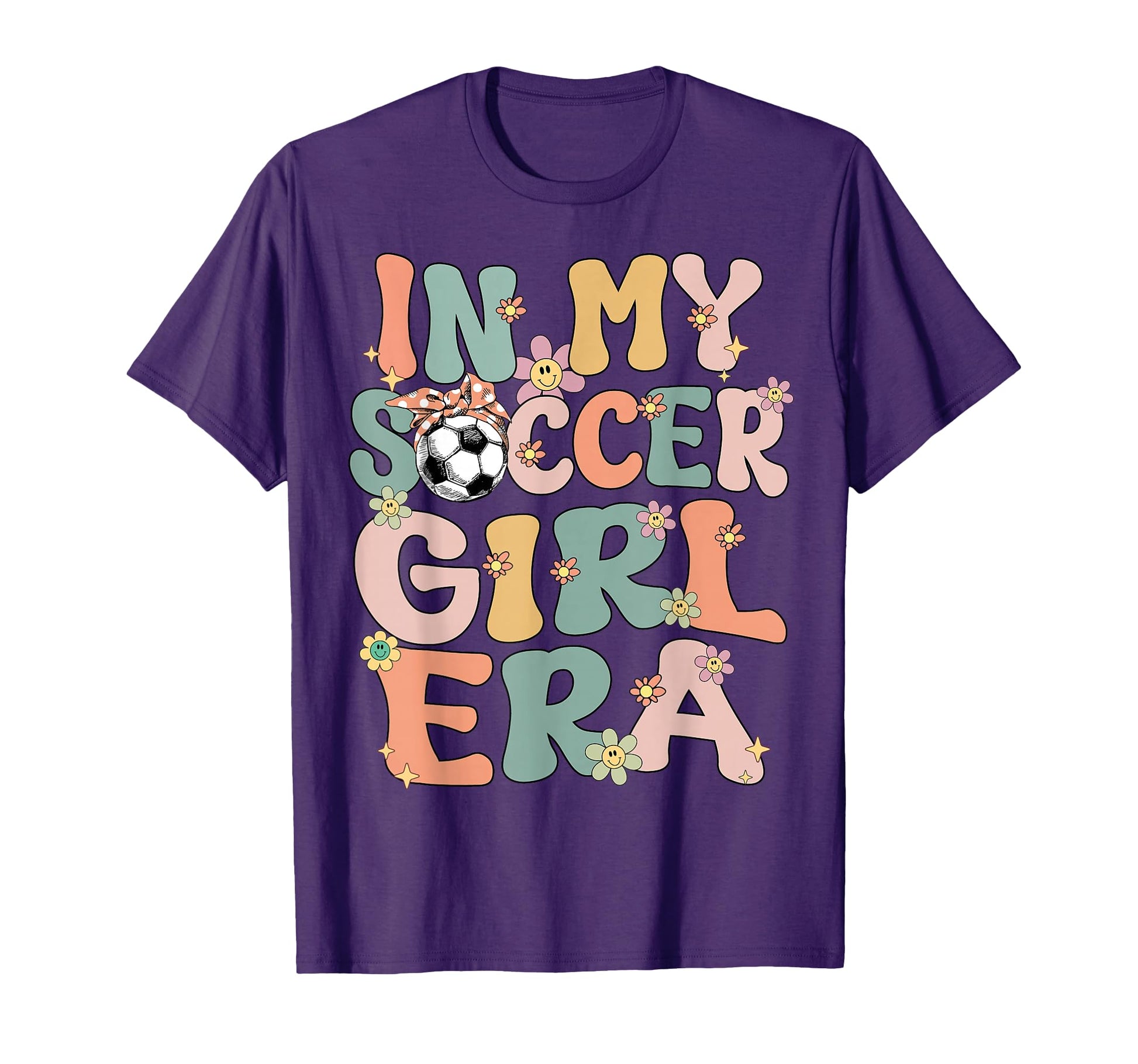 My Soccer Era Groovy Soccer Soccer T-Shirt - Custom Art Print for Adults - T-Shirt, Sweatshirt, Hoodie