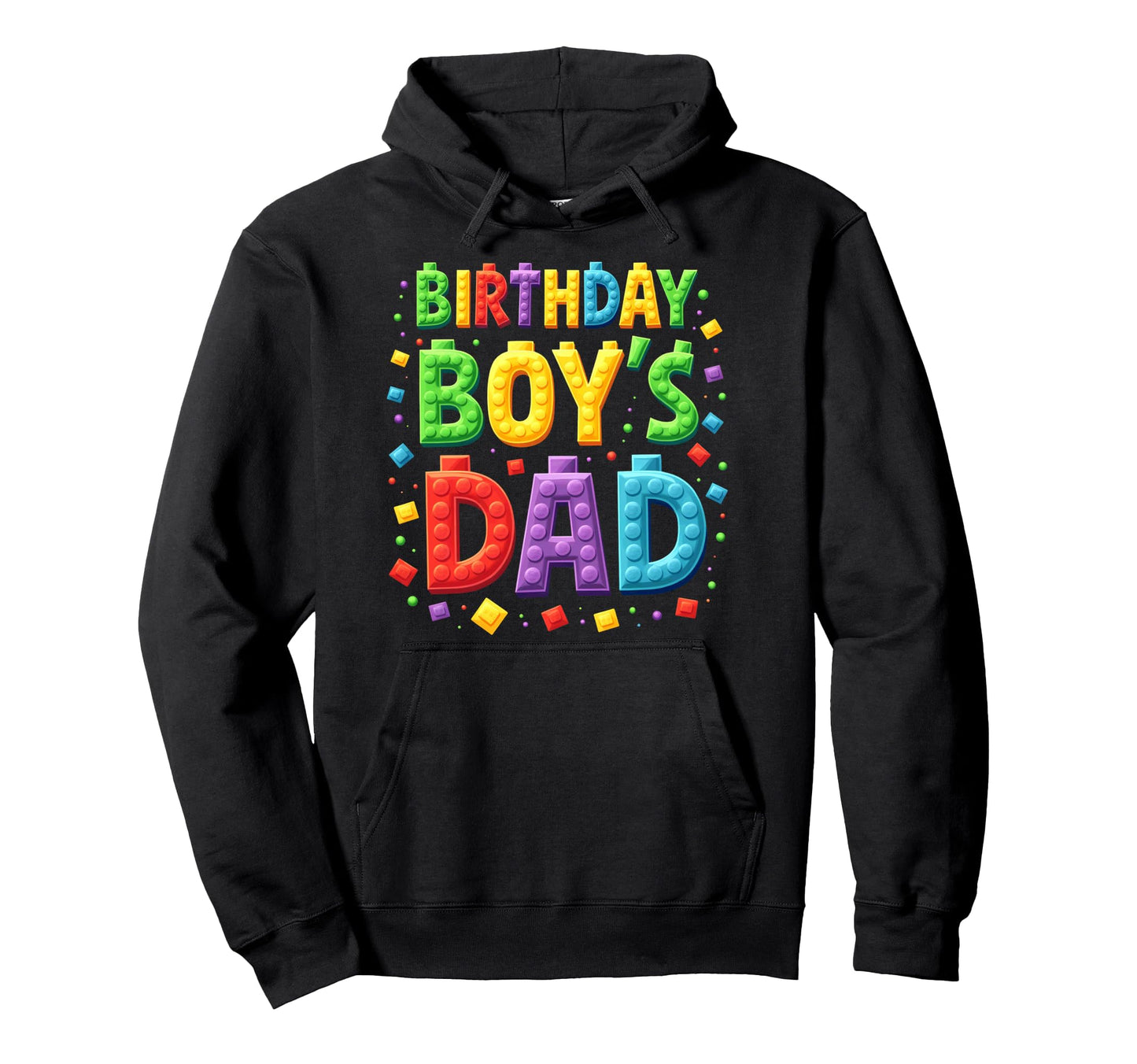 Master Builder Birthday Dad Hoodie - Casual Everyday Wear Unisex - T-Shirt, Sweatshirt, Hoodie