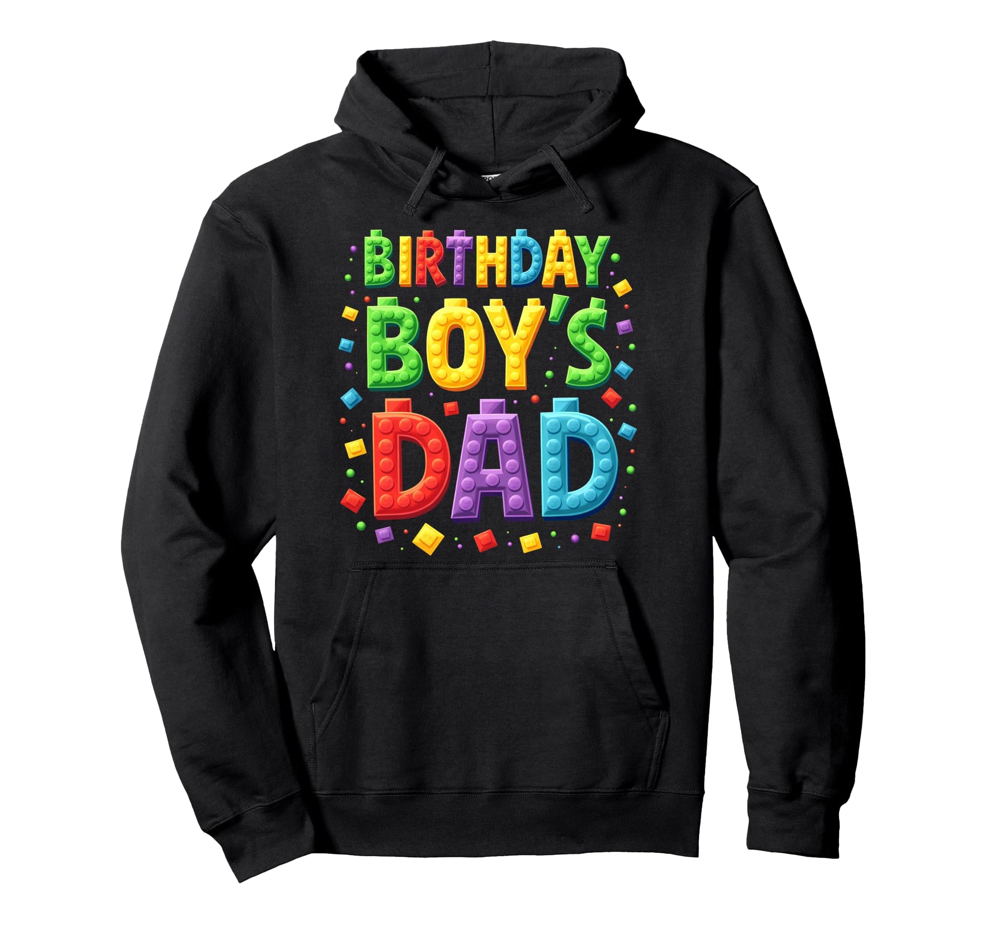 Master Builder Birthday Dad Hoodie - Casual Everyday Wear Unisex - T-Shirt, Sweatshirt, Hoodie