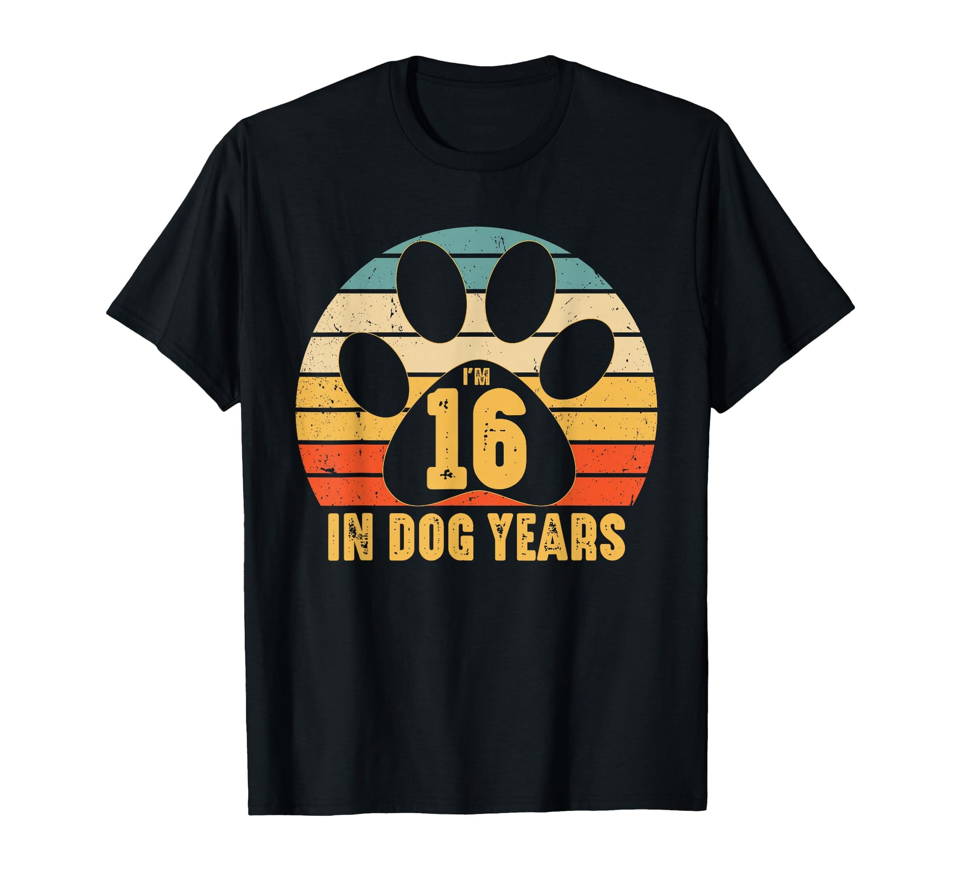 80 Year Old Im 16 Dog Years T-Shirt - Casual Everyday Wear for Adults - T-Shirt, Sweatshirt, Hoodie