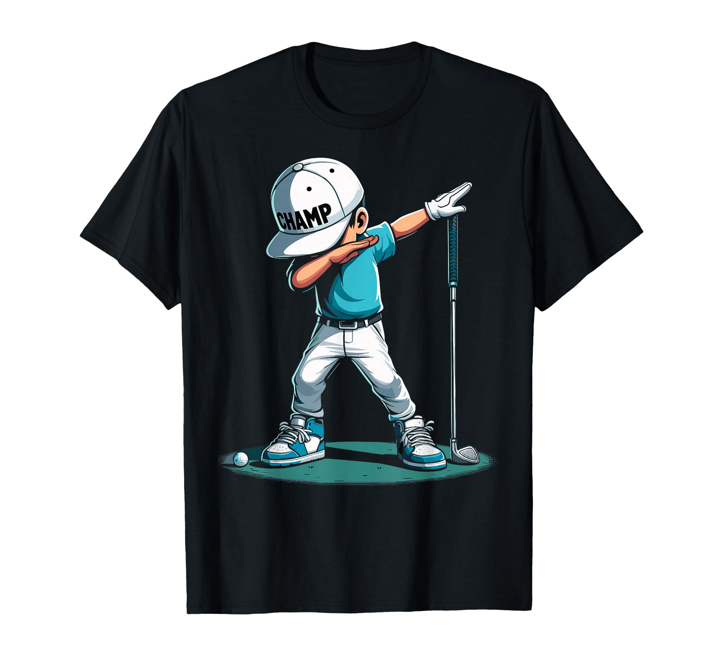 Funny Dabbing Dab Golf Player Golfer T-Shirt - Custom Art Print for Adults - T-Shirt, Sweatshirt, Hoodie
