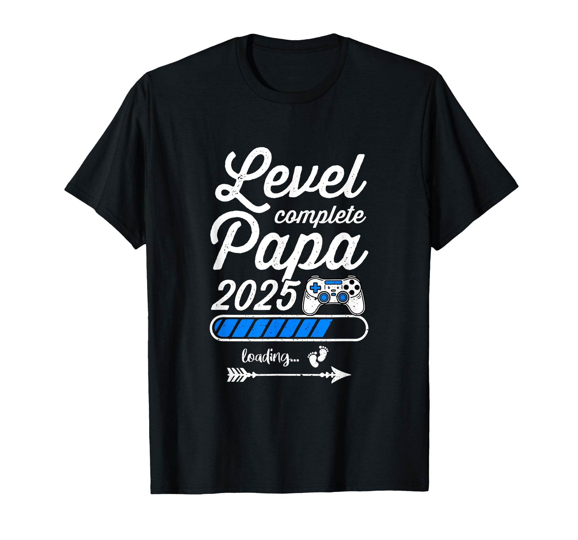 Gamer Dad Level Complete 2025 Pregnancy T-Shirt - Graphic Print Unisex - T-Shirt, Sweatshirt, Hoodie