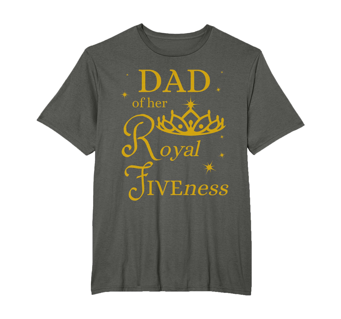Dad Daddy 5Th Birthday Her Royal T-Shirt - Custom Art Print for Adults - T-Shirt, Sweatshirt, Hoodie