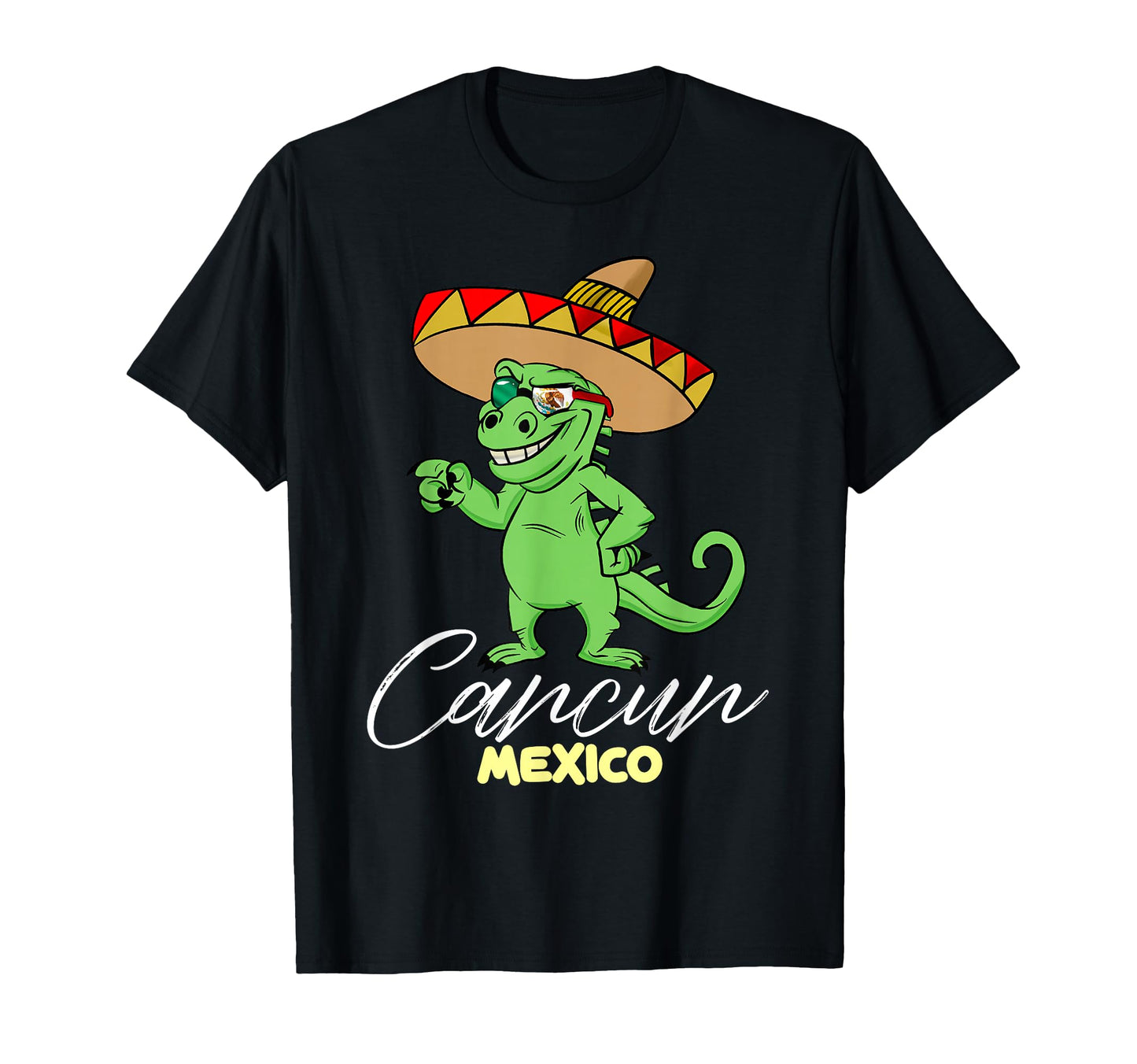 Cancun Mexico Mexican T Rex Dino Funny T-Shirt - Novelty Apparel Men Women - T-Shirt, Sweatshirt, Hoodie