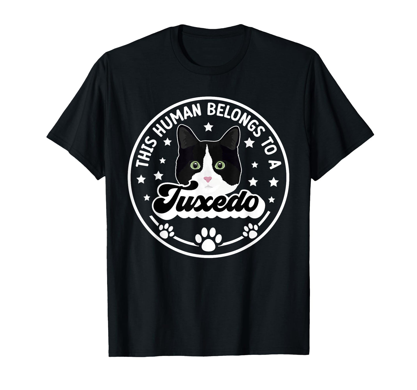 This Human Belongs To Tuxedo Cat T-Shirt - Streetwear Style Men Women - T-Shirt, Sweatshirt, Hoodie