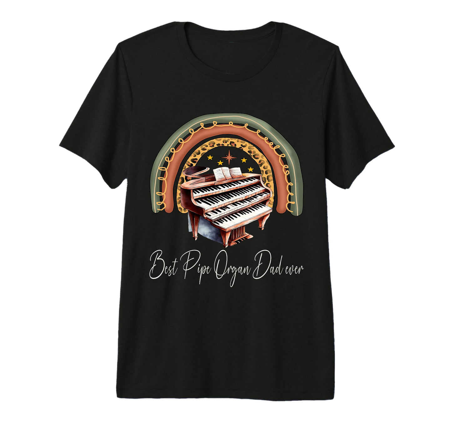 Best Pipe Organ Dad Ever Pipe T-Shirt - Casual Everyday Wear for Adults - T-Shirt, Sweatshirt, Hoodie