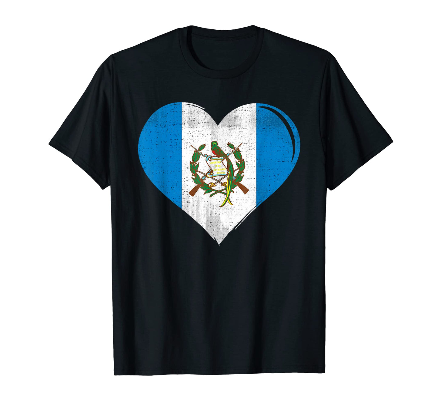 Guatemala Flag Heart Guatemalan T-Shirt - Trendy Graphic Men Women - T-Shirt, Sweatshirt, Hoodie