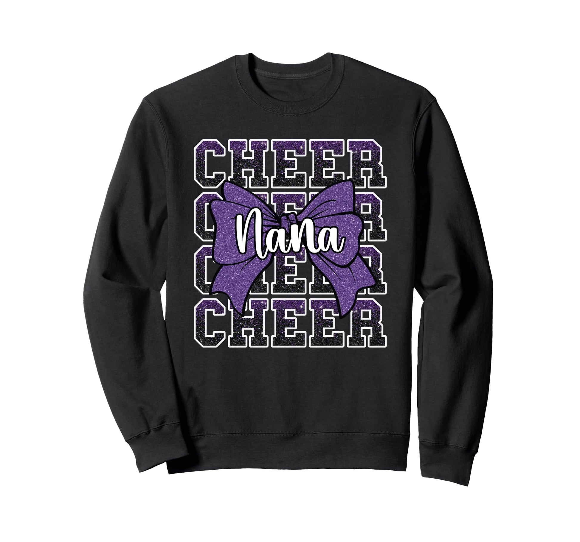 Cheer Nana My Favorite Cheerleader Sweatshirt - Trendy Graphic for Adults - T-Shirt, Sweatshirt, Hoodie