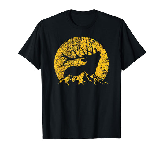 American Elk Hunter Dad Bow Hunting T-Shirt - Streetwear Style Men Women - T-Shirt, Sweatshirt, Hoodie