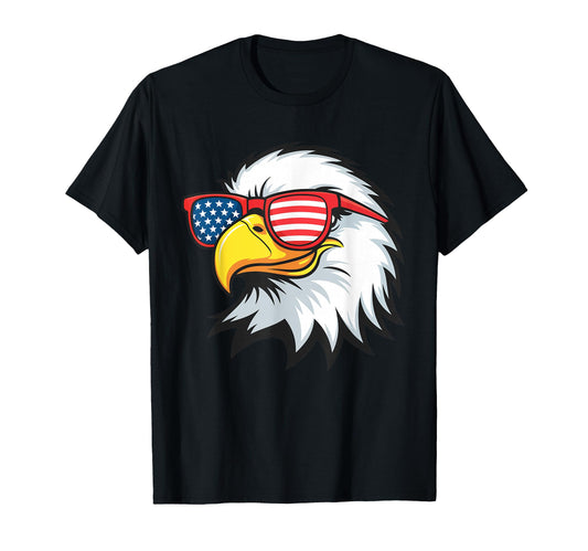 American Flag Patriotic Eagle 4Th July T-Shirt - Minimalist Print Unisex - T-Shirt, Sweatshirt, Hoodie