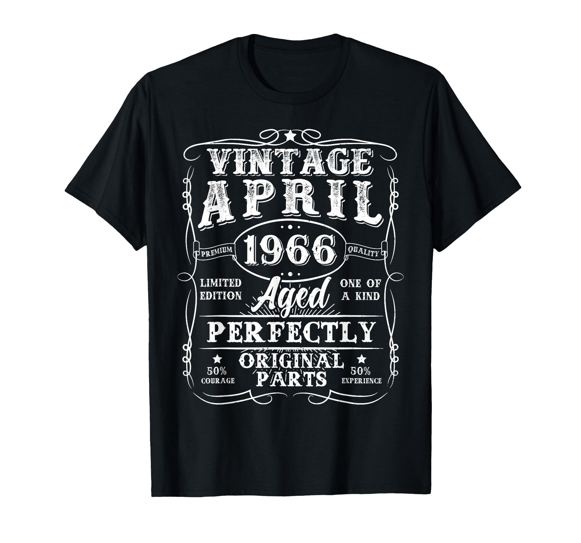 60 Year Old April 1966 60Th Birthday Dad T-Shirt - Unique Graphic Unisex - T-Shirt, Sweatshirt, Hoodie