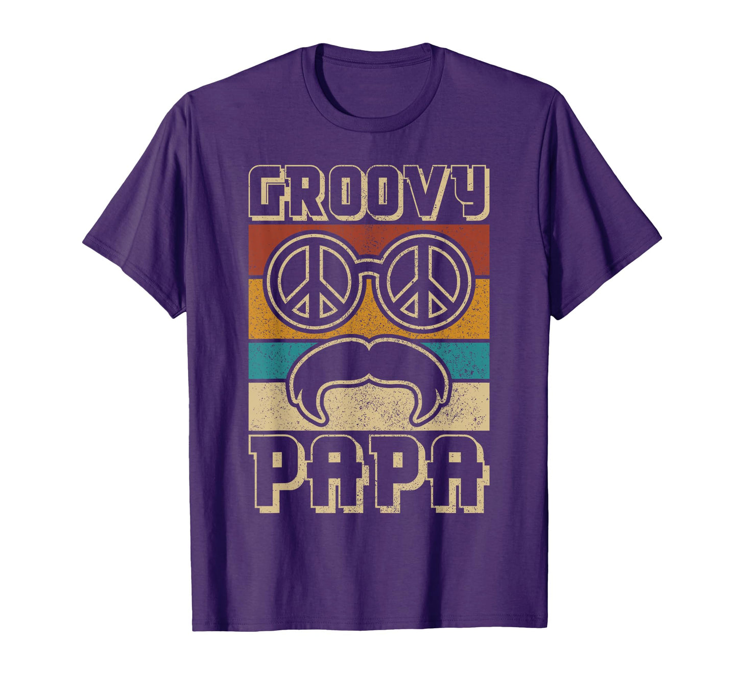 Groovy Papa 60S Outfit 70S Themed T-Shirt - Fun Novelty Design for Adults - T-Shirt, Sweatshirt, Hoodie