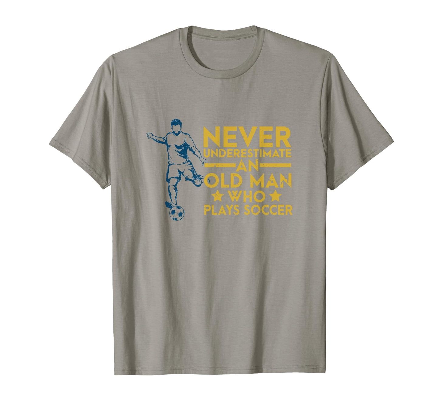 Football Never Underestimate Old Who T-Shirt - Trendy Graphic for Adults - T-Shirt, Sweatshirt, Hoodie