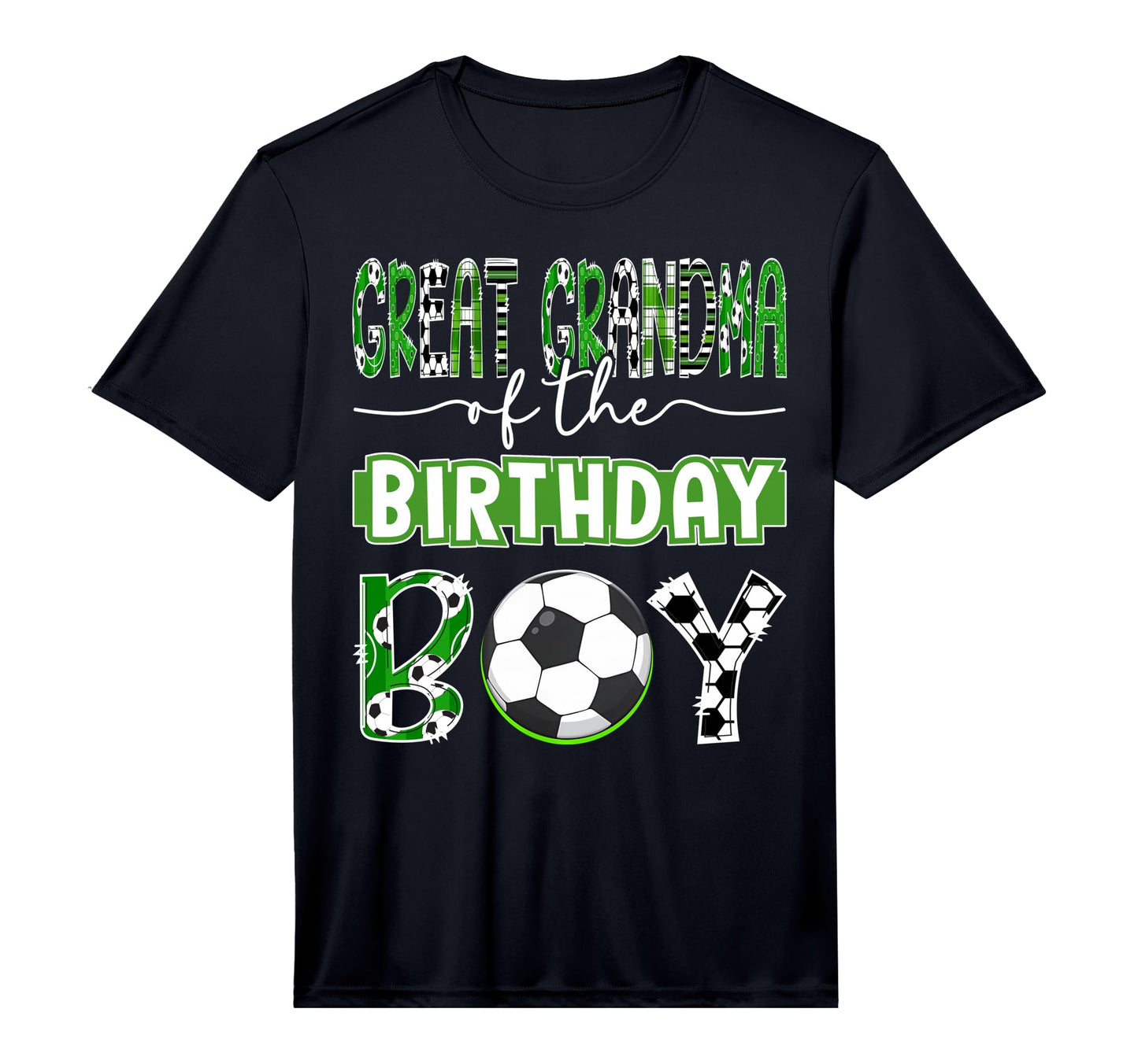 Great Grandma Birthday Soccer Player T-Shirt - Streetwear Style Unisex - T-Shirt, Sweatshirt, Hoodie