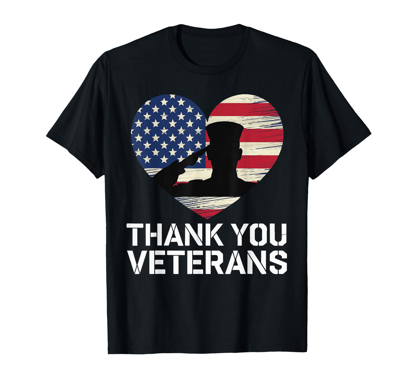 Thank You Veterans Day American T-Shirt - Fun Novelty Design for Adults - T-Shirt, Sweatshirt, Hoodie