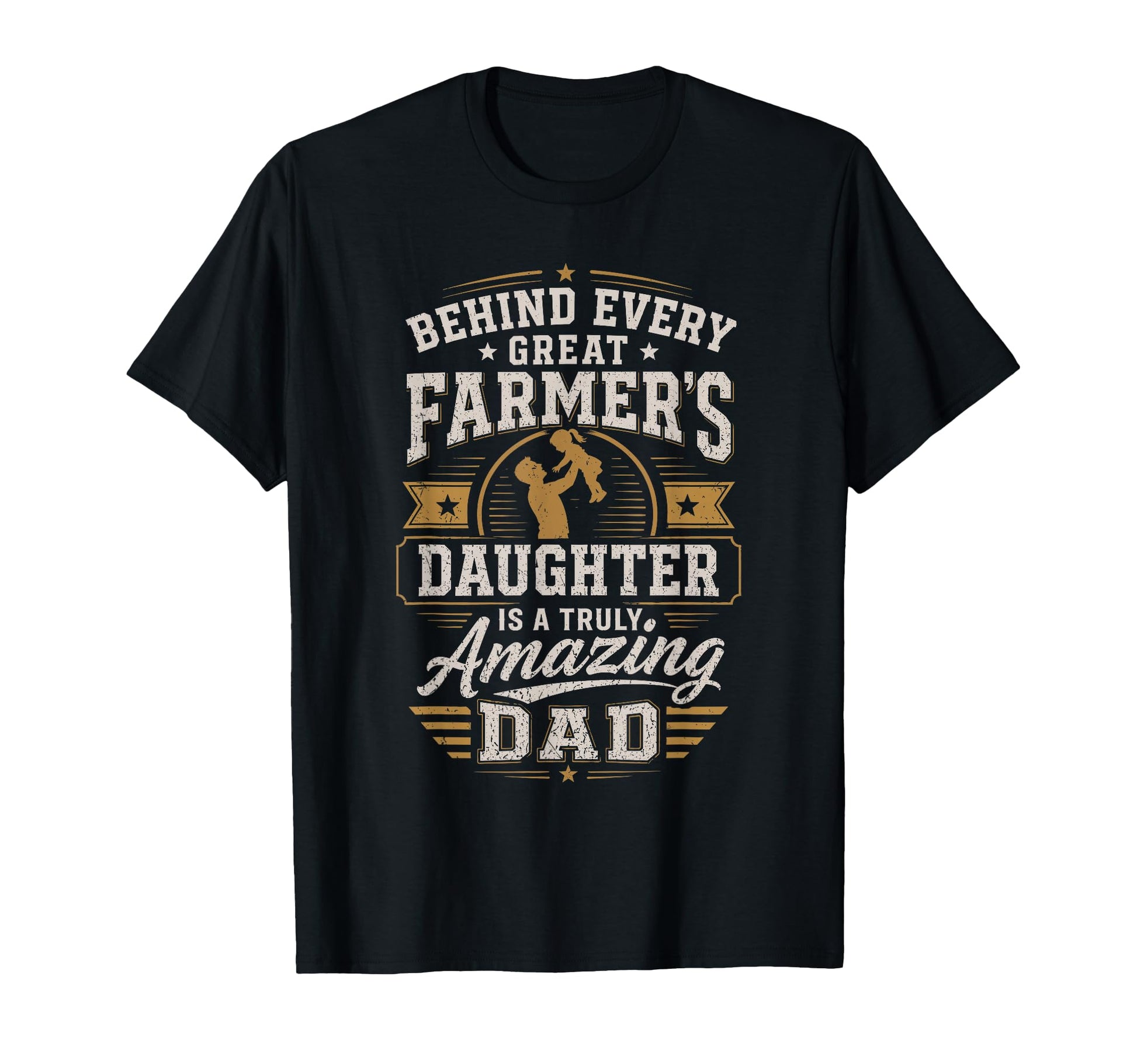 Farmer Daughter Amazing Dad Farming Farmer T-Shirt - Unique Graphic Unisex - T-Shirt, Sweatshirt, Hoodie