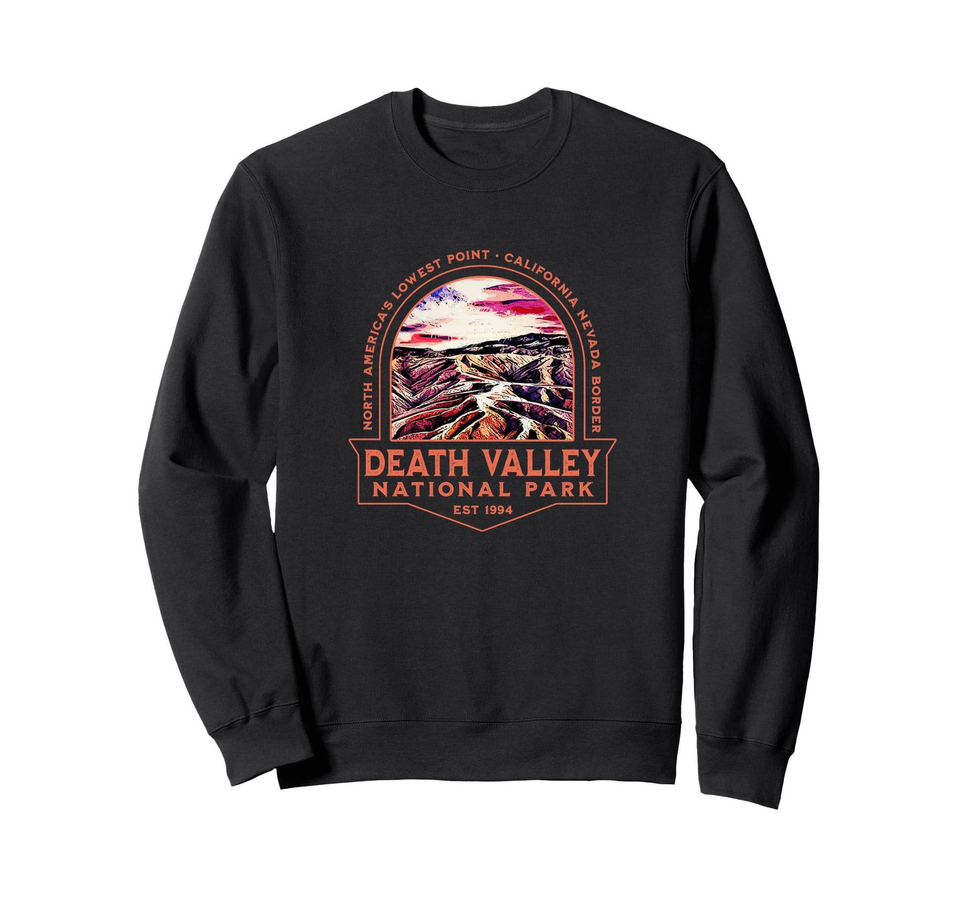 Death Valley National Park Hiking Sweatshirt - Unique Graphic Men Women - T-Shirt, Sweatshirt, Hoodie