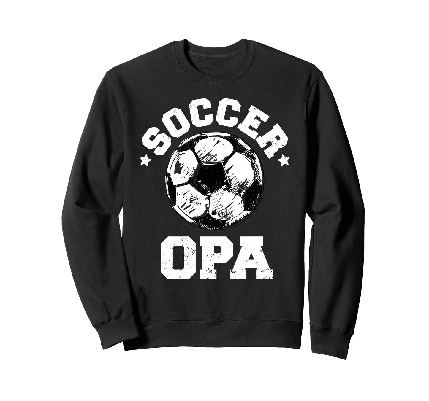 Soccer Opa Soccer Ball Distressed Sweatshirt - Novelty Apparel Men Women - T-Shirt, Sweatshirt, Hoodie