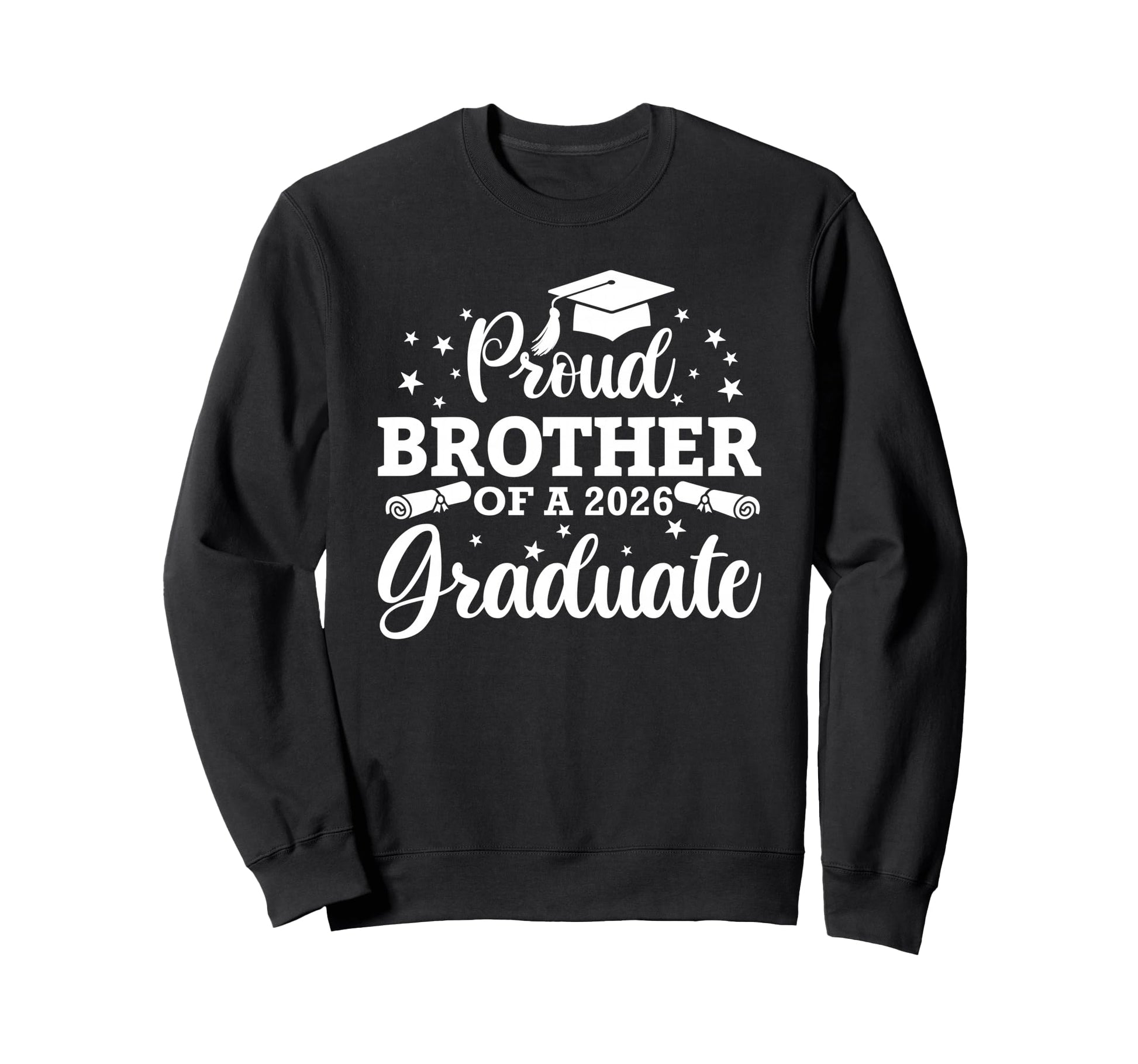 Proud Brother 2026 Graduate Senior Sweatshirt - Minimalist Print Unisex - T-Shirt, Sweatshirt, Hoodie
