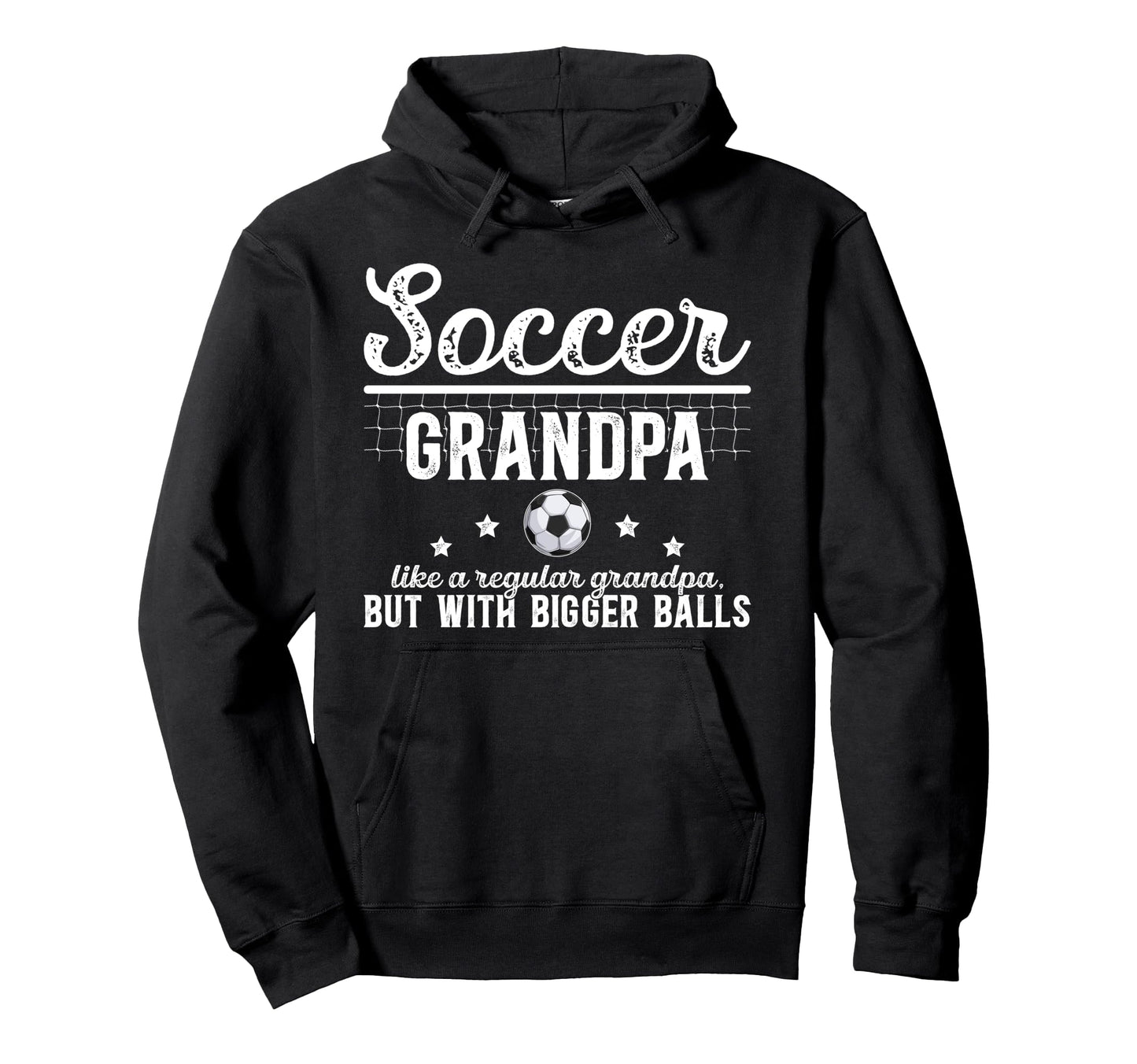 Soccer Grandpa Soccer Player Hoodie - Fun Novelty Design Men Women - T-Shirt, Sweatshirt, Hoodie