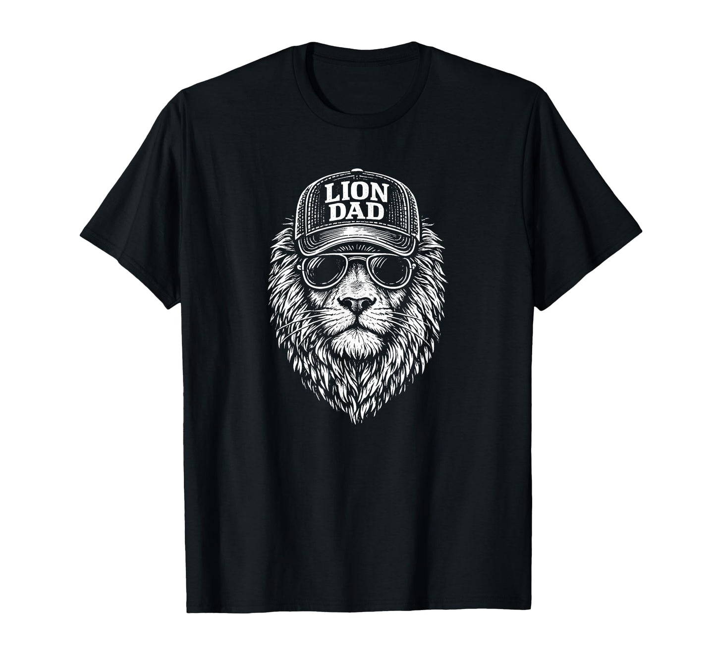 Lion Head Outline Father S Day Gifts T-Shirt - Novelty Apparel for Adults - T-Shirt, Sweatshirt, Hoodie
