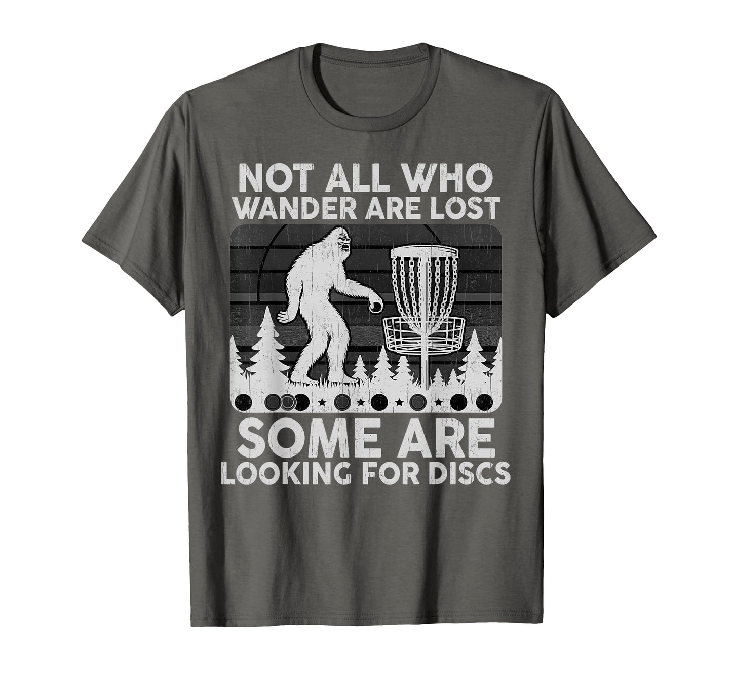 Disc Golf Frisbee Bigfoot Not T-Shirt - Casual Everyday Wear for Adults - T-Shirt, Sweatshirt, Hoodie