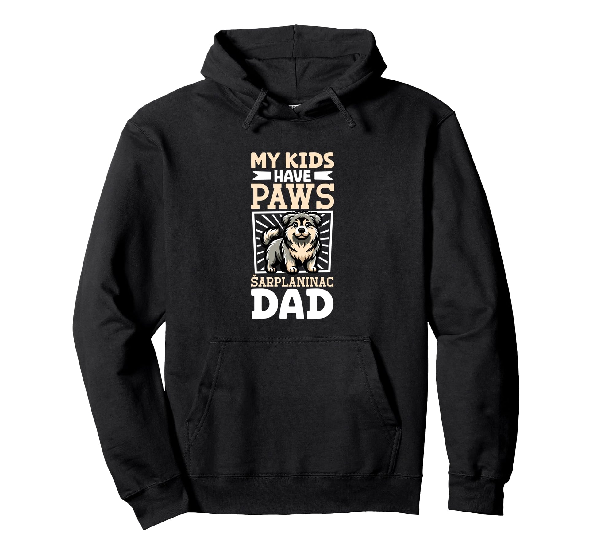 Sharr Dog Dad Hoodie - Fun Novelty Design Unisex - T-Shirt, Sweatshirt, Hoodie