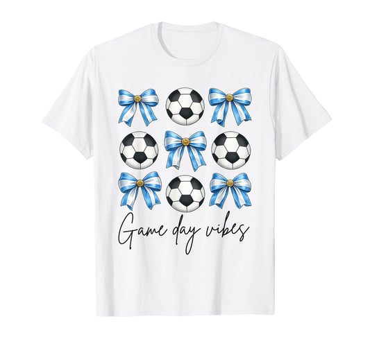 Argentina Flag Soccer Game Day Vibes T-Shirt - Streetwear Style Unisex - T-Shirt, Sweatshirt, Hoodie