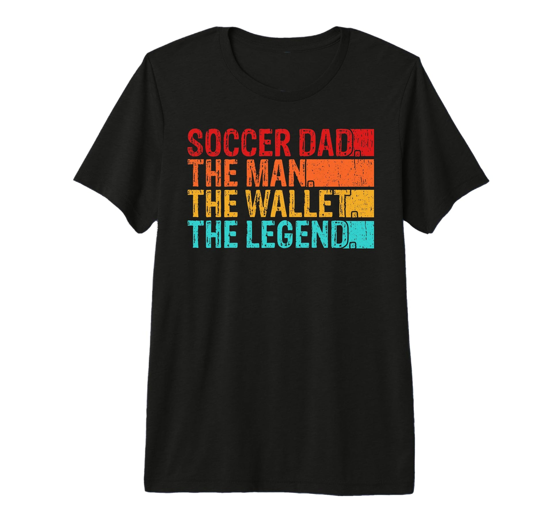 Mens Soccer Dad Wallet Legend Tri Blend T-Shirt - Fun Novelty Design Unisex - T-Shirt, Sweatshirt, Hoodie