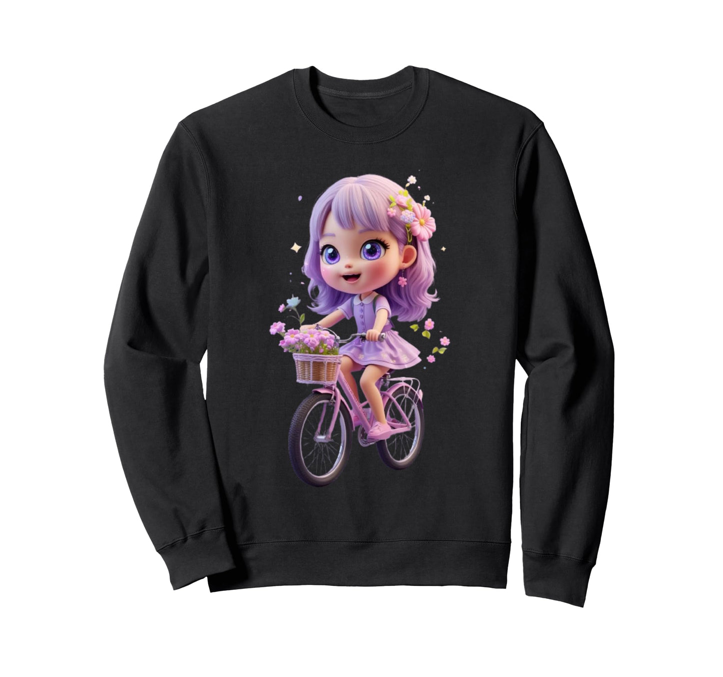 Spring Bicycle Funny Sweatshirt - Aesthetic Graphic Men Women - T-Shirt, Sweatshirt, Hoodie