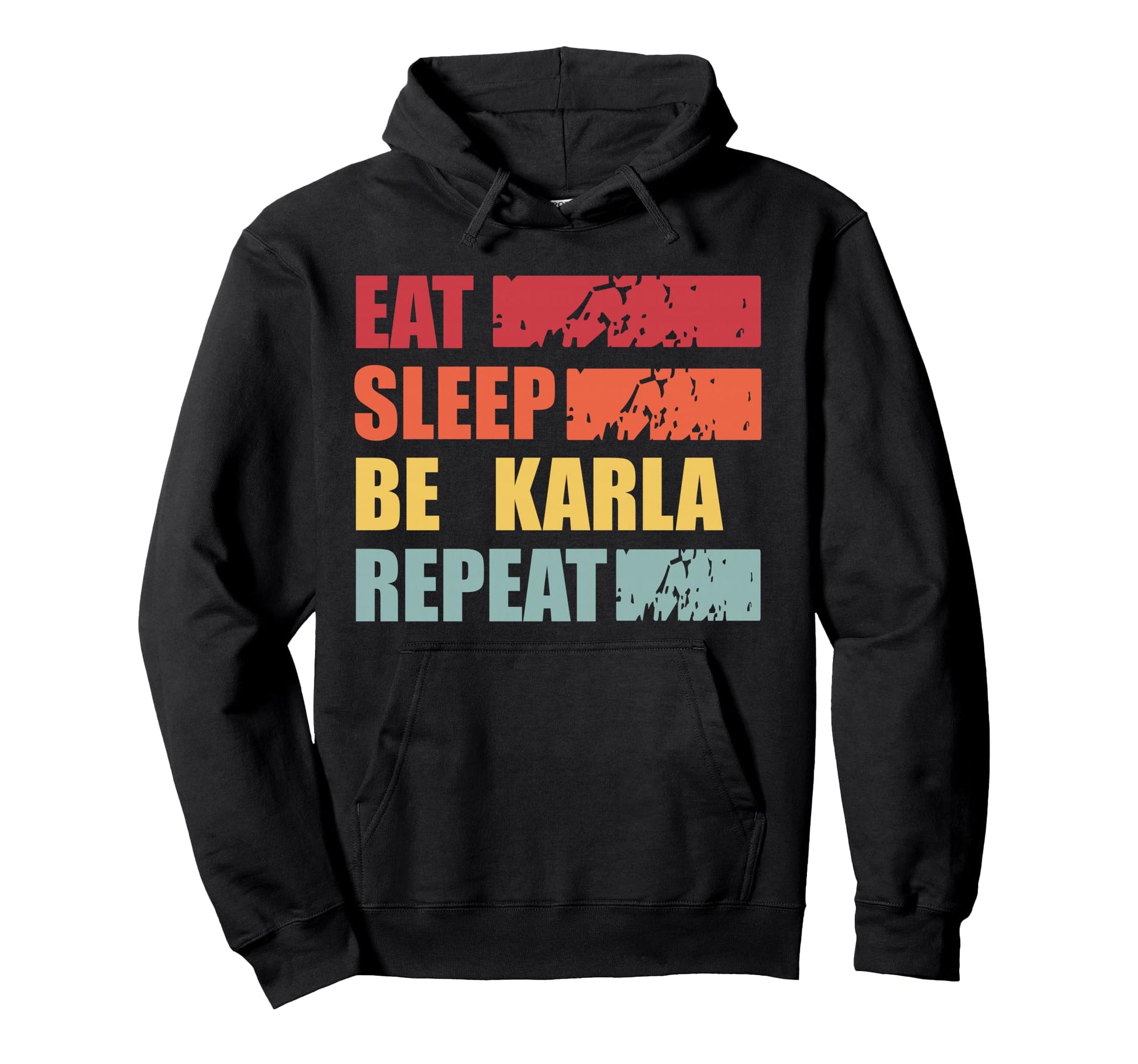 Karla Personalized Name Karla First Hoodie - Custom Art Print for Adults - T-Shirt, Sweatshirt, Hoodie