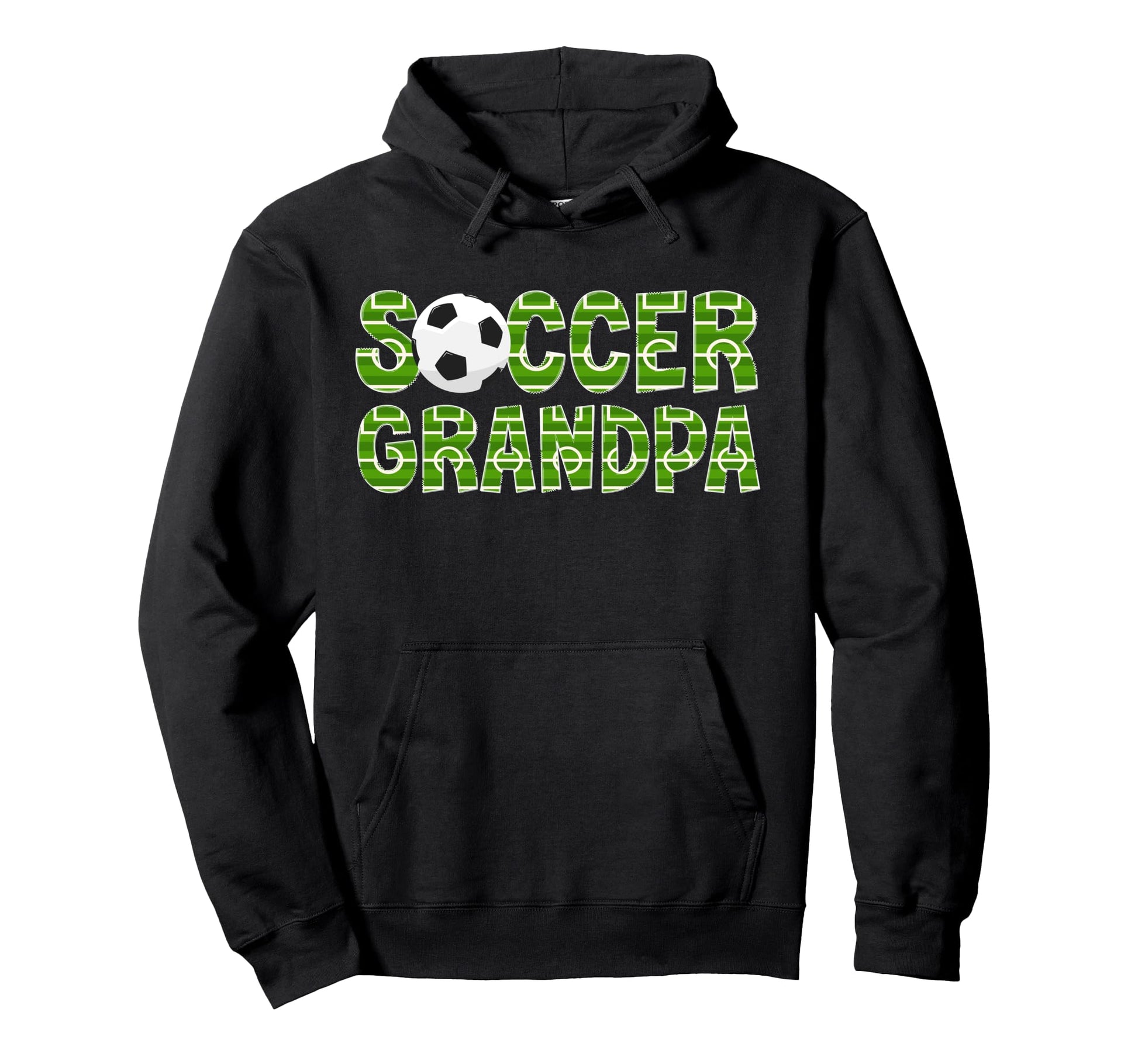 Soccer Grandpa Proud Soccer Player Hoodie - Fun Novelty Design Men Women - T-Shirt, Sweatshirt, Hoodie